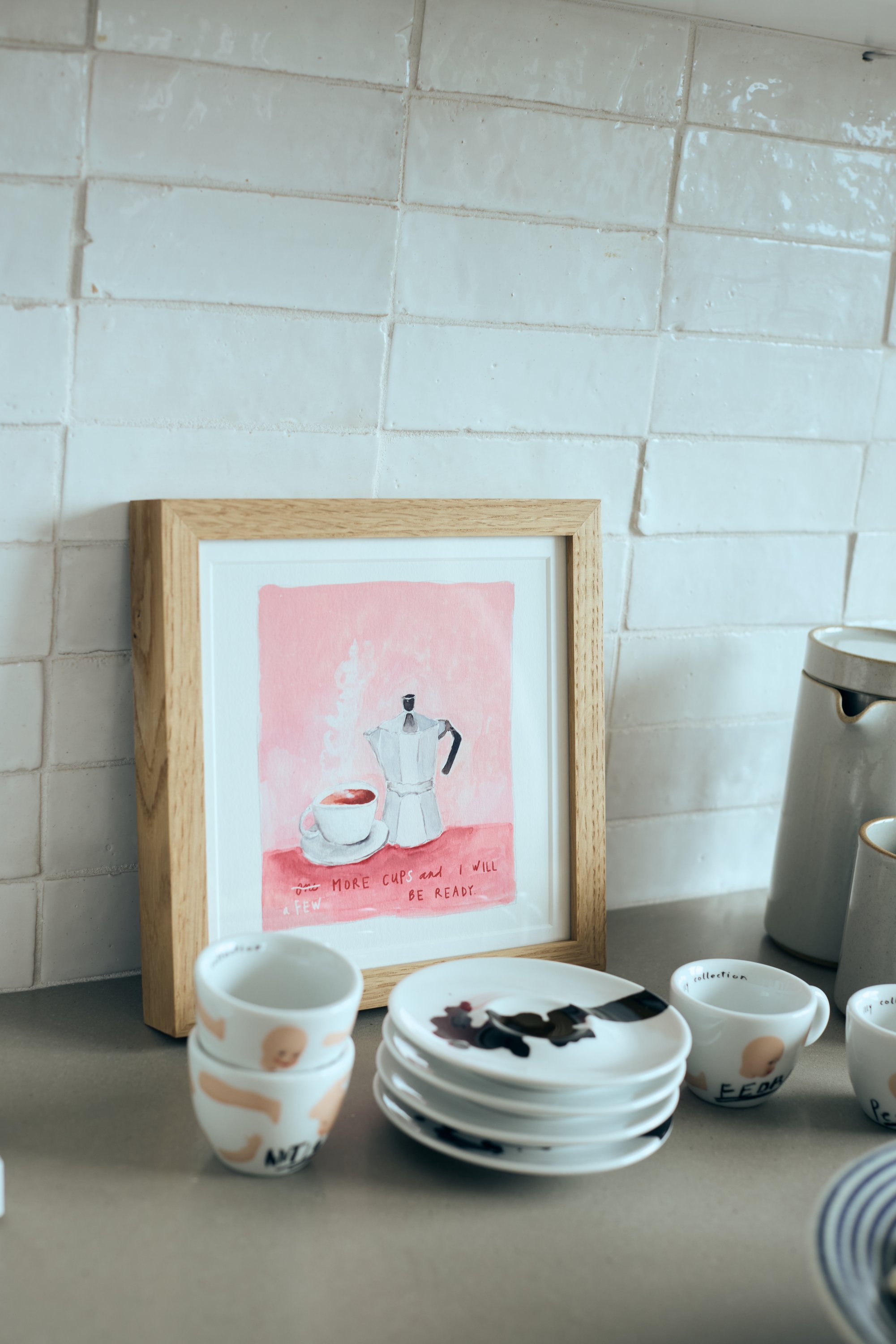 Coffee kitchen illustration by Başak Notz